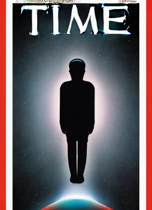 Image similar to TIME magazine cover, the coming AI singularity, 4k