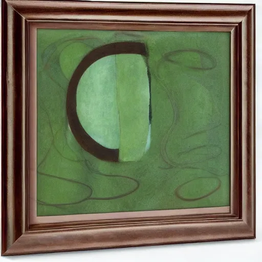 Image similar to ecstatic, unified burnt umber, fern green by barbara hepworth. a beautiful experimental art of a woman with long flowing hair, wild animals, & a dark, starry night sky.