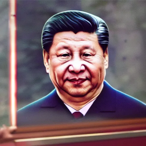 Image similar to xi jinping in a scanner darkly, award winning epic cinematic still, hdr