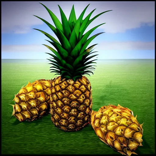 Image similar to the pineapple king, realistic, hdr, clear image, hdd, rtx on, dynamic lighting,