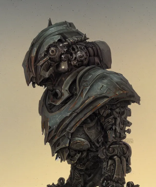 Image similar to a cyborg undead dread knight in the style of brian froud in the style of stan stalenhag trending on artstation deviantart pinterest furaffinity detailed realistic hd 8 k high resolution