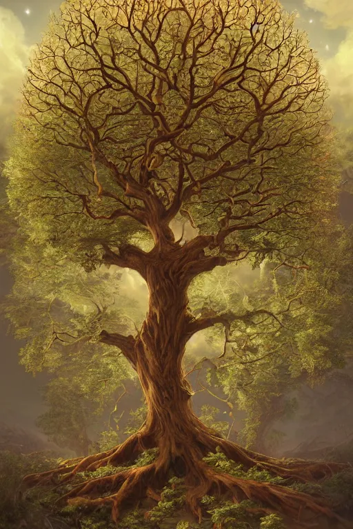 Prompt: a beautiful digital illustration painting of a detailed fantasy tree with a heart carved in the trunk by benoit b. mandelbrot, steven belledin, martin johnson heade, lee madgwick, caspar david friedrich, and david rios ferreira. 8 k resolution trending on artstation concept art digital illustration