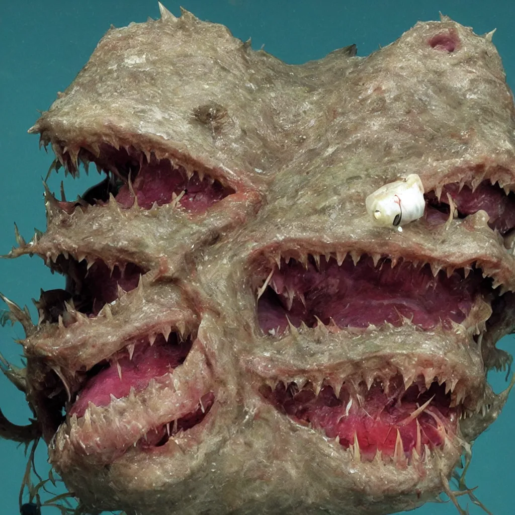 Prompt: horrifying angler fish