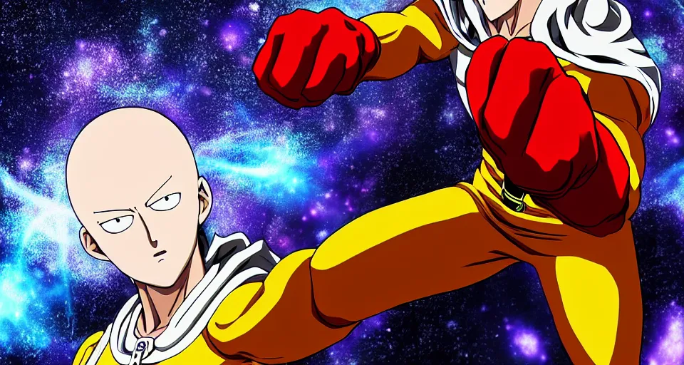 onepunchman #one #punch #cosmic #hero #garou #saitama #animeart