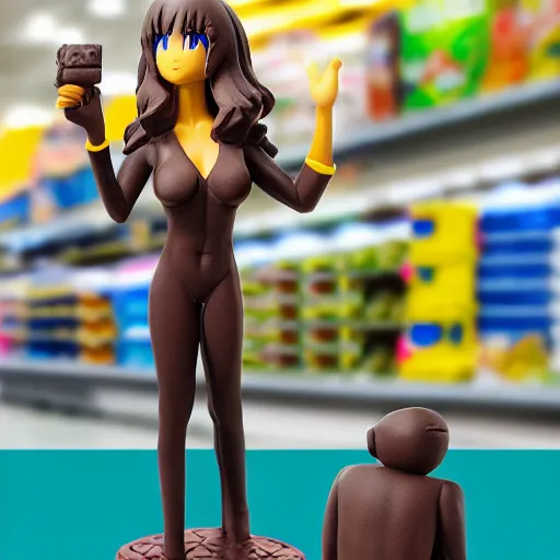 Image similar to figurine of walmart, personification, embodiment of, symbolize, official store photo, commercial photo, featured on amiami, surrealism, 8 k, 8 5 mm, beautiful composition