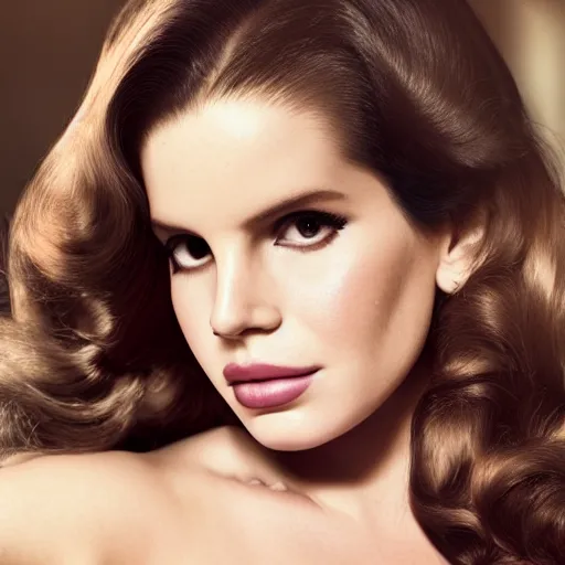 Image similar to Lana del rey in a hand cream commercial, photorealistic, detailed, studio