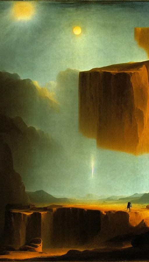 Image similar to the two complementary forces that make up all aspects and phenomena of life, by John Martin