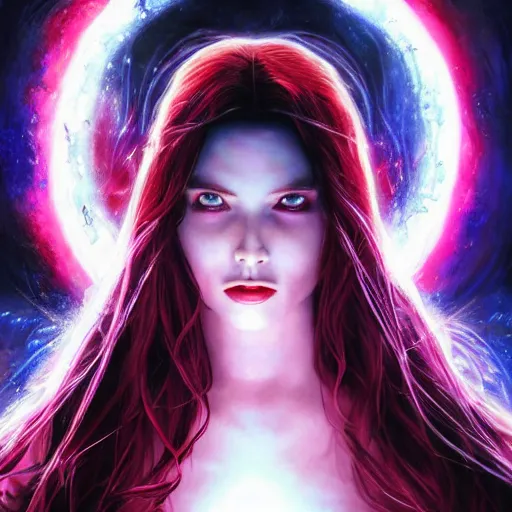 Prompt: scarlet witch going ultra instinct mode, artstation hall of fame gallery, editors choice, #1 digital painting of all time, most beautiful image ever created, emotionally evocative, greatest art ever made, lifetime achievement magnum opus masterpiece, the most amazing breathtaking image with the deepest message ever painted, a thing of beauty beyond imagination or words