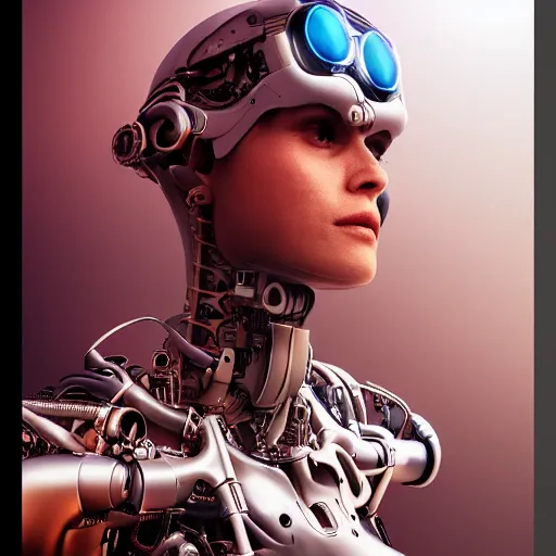 Prompt: photorealistic detailed picture, extreme, uhdr, book cover called the most influental cyborg in 2 0 5 0, fine details, highly detailed, intricate, smooth sharp focus