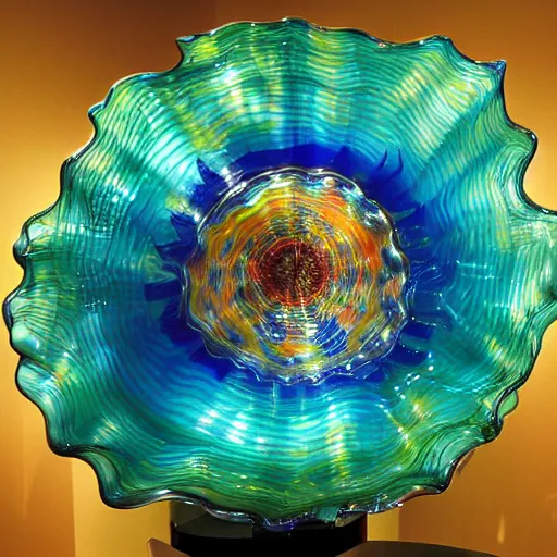 Image similar to ocean waves by dale chihuly