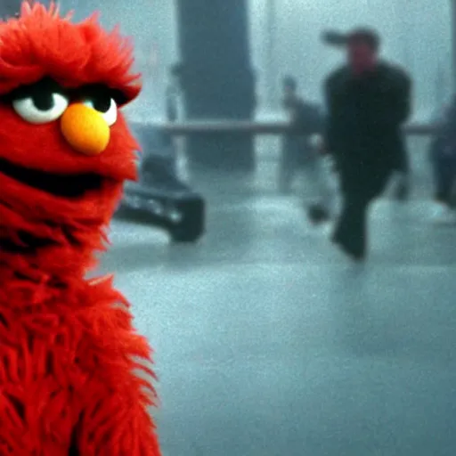 Image similar to elmo in bladerunner