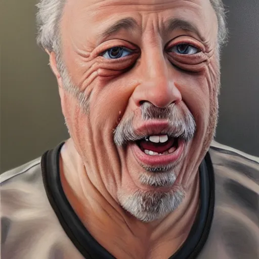 Image similar to Caricature portraits done of Gene Ween, realistic, hyperrealistic, very realistic, highly detailed, very detailed, extremely detailed, detailed, oil painting, digital art, trending on artstation