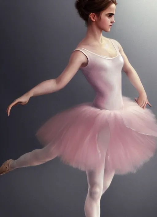 Portrait Of The Ballerina In Ballet Pose Theatrical Pink Exercise Photo  Background And Picture For Free Download - Pngtree