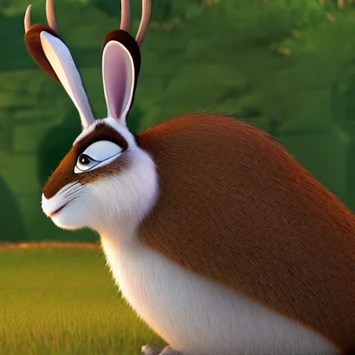 Prompt: big buck bunny