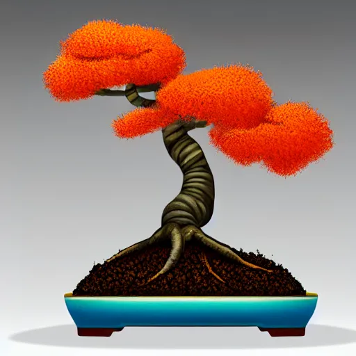 Image similar to bonsai chestnut!! tree but minimalistic concept art by frank stella gilleard james whalen tom, colorful, soft light, trending on artstation, minimalism