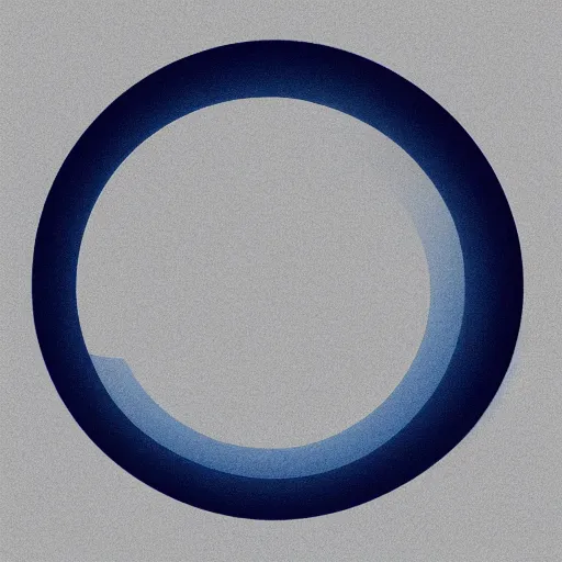 Image similar to 2D digital art of a blue circle with a gray rectangle sticking out of it on the left side on a white background