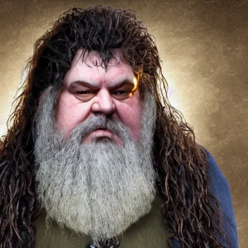 Image similar to hagrid as an elder ring npc