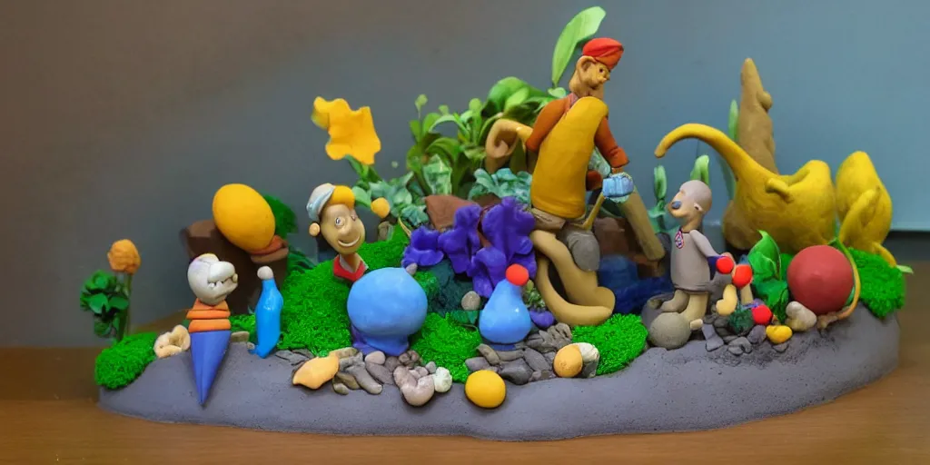Plasticine Modeling Clay Character Creator