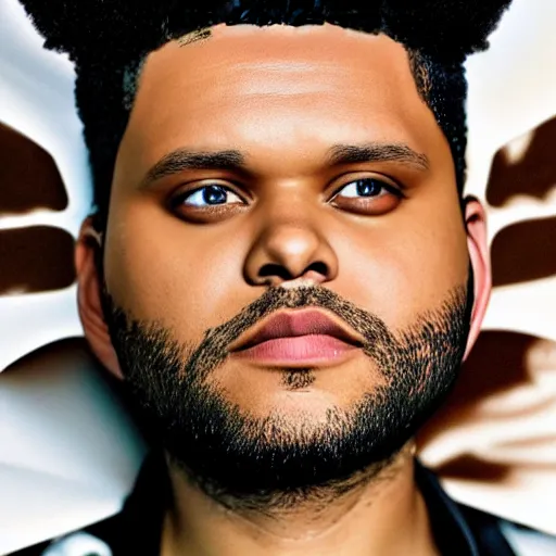 Prompt: the weeknd as an angel