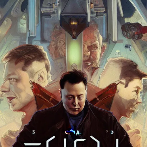 Elon Musk Propaganda By Stanley Artgerm Lau, Greg | Stable Diffusion ...