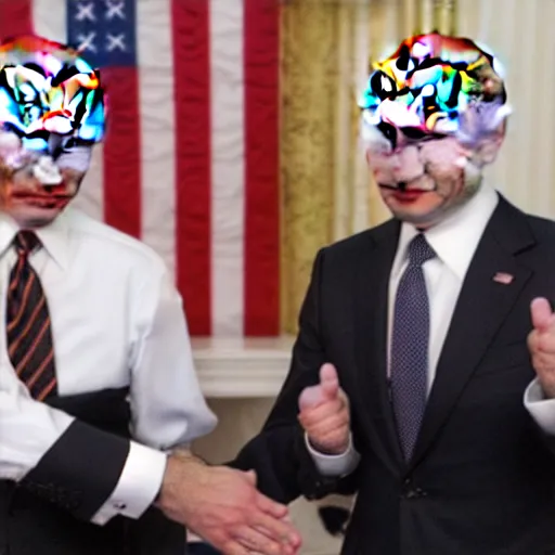 Image similar to biden and putin playing rock paper and scissors