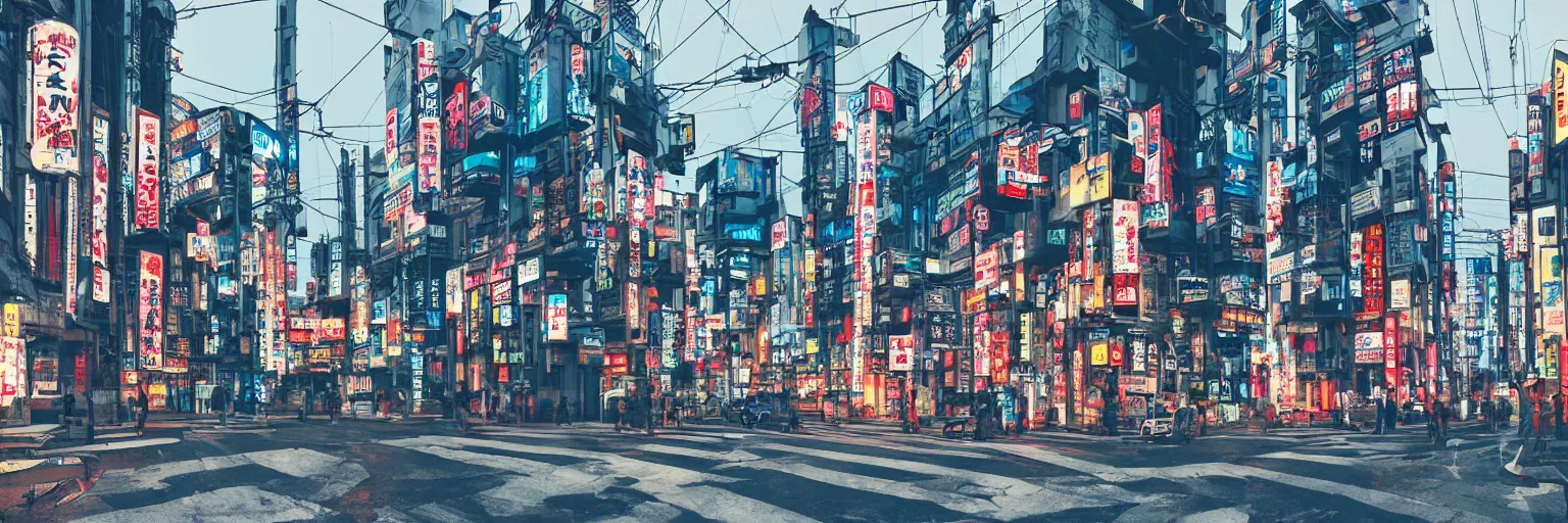 Image similar to cyberpunk street japan