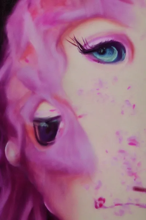 Prompt: a portrait of cotton candy eye joe, realistic, 4 k.