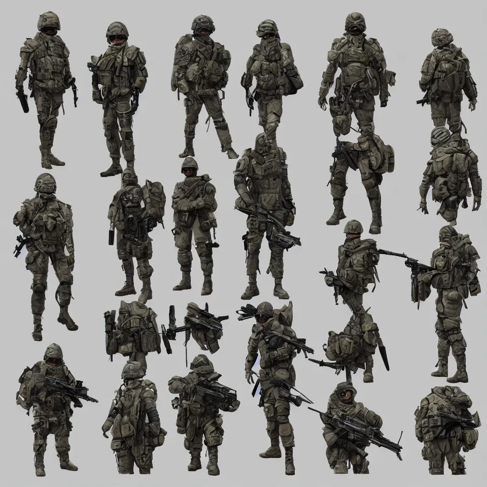 ArtStation - Army combat suit - concept