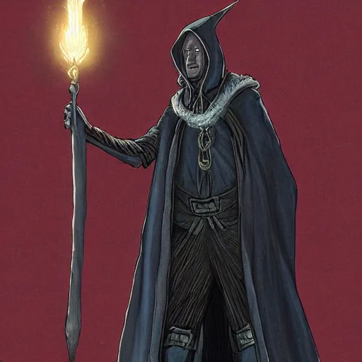 Image similar to joe biden wizard in a dark cloak, concept art, fantasy, fantasy art, trending on artstation, highly detailed, award winning, museum piece