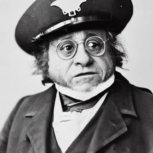 Image similar to portrait photograph of Danny DeVito as a Civil War confederate general