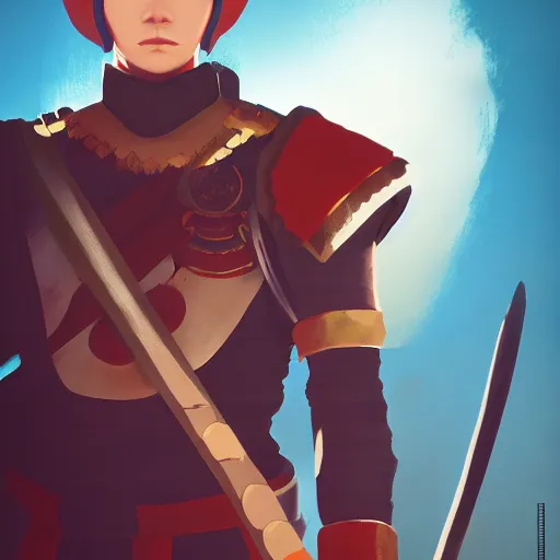 Prompt: chinese warrior by ilya kuvshinov, in the style of ilya kuvshinov and hisashi eguchi and ross tran, high quality