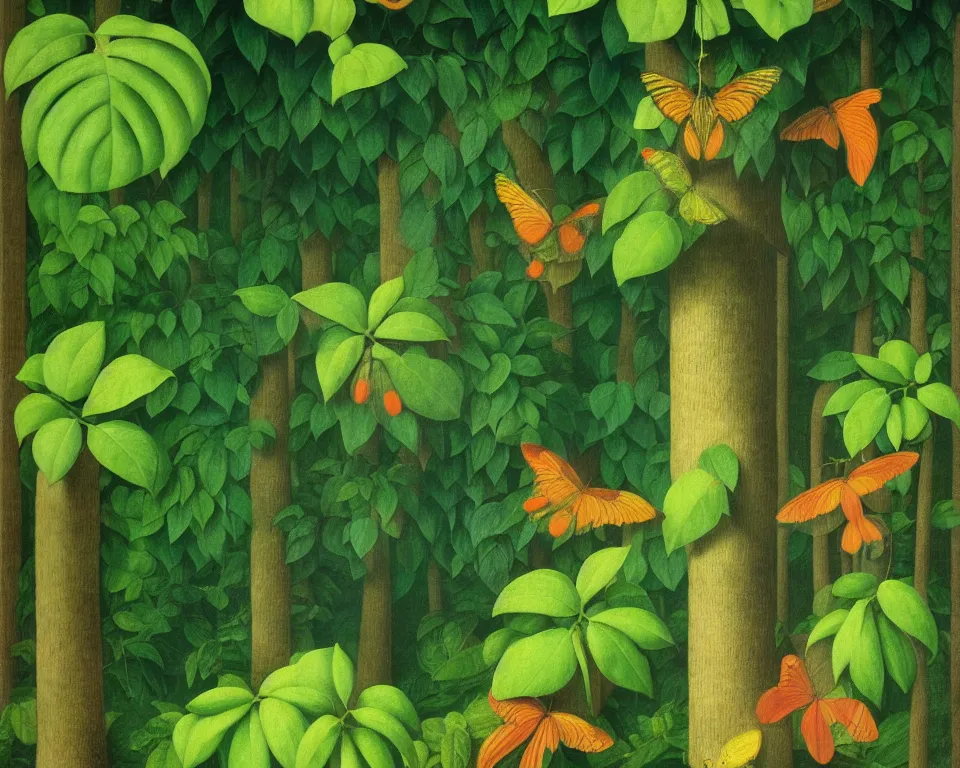 Prompt: an achingly beautiful print of a set of scales in the rainforest by raphael, hopper, and rene magritte. detailed, romantic, enchanting, trending on artstation.