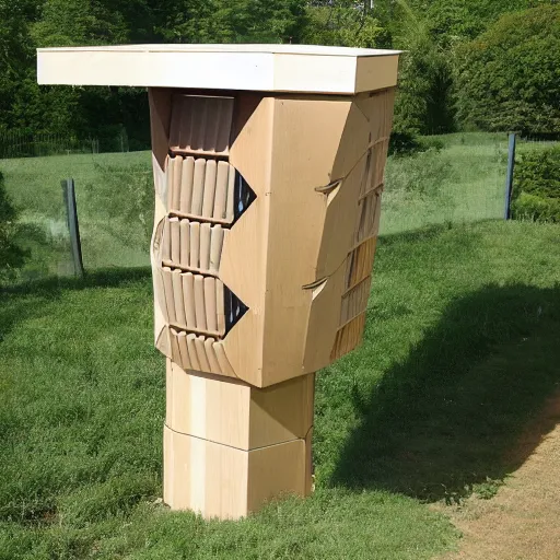 Image similar to large scale bat box designed by Norman Foster