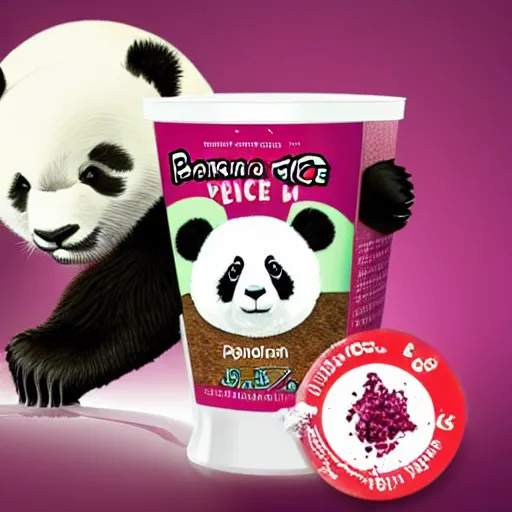 Image similar to panda ice cream