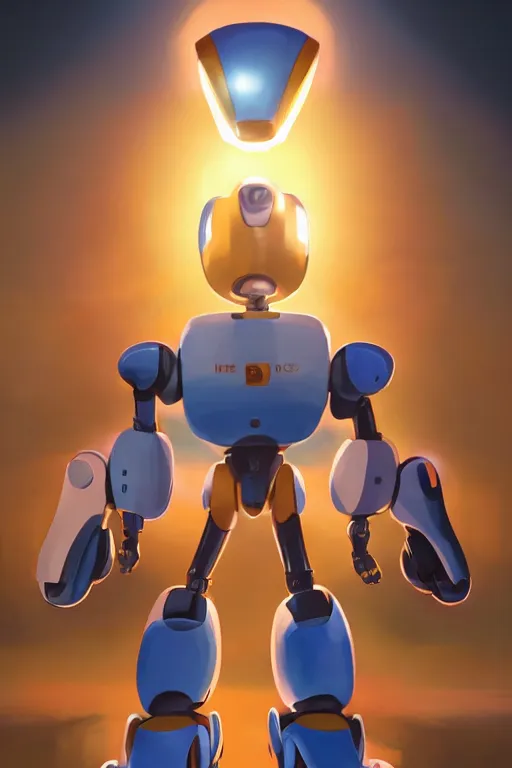 Image similar to metabots medabots medarotto medarot robot minimalist comics, behance hd by jesper ejsing, by rhads, makoto shinkai and lois van baarle, ilya kuvshinov, rossdraws global illumination ray tracing hdr radiating a glowing aura