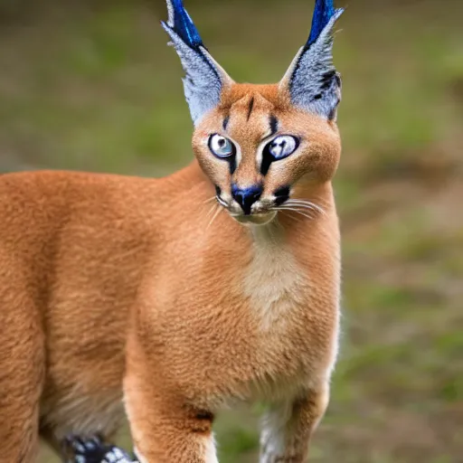 Image similar to caracal wearing crown