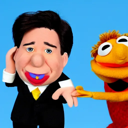 Image similar to michael mcintyre as a muppet