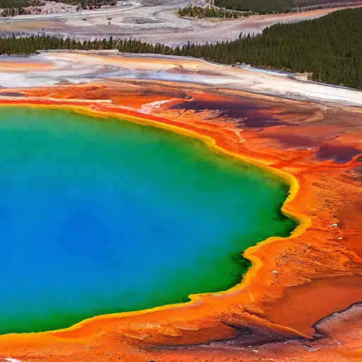 Image similar to Dover Castle in the Grand Prismatic Spring, Yellowstone