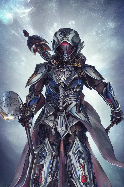 Image similar to helmet armor guardian destiny in witch queen illumination ray tracing hdr fanart arstation by sung choi robot ninja mask and eric pfeiffer and gabriel garza and casper konefal