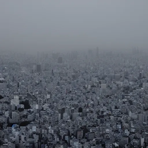 Image similar to Foggy Tokyo