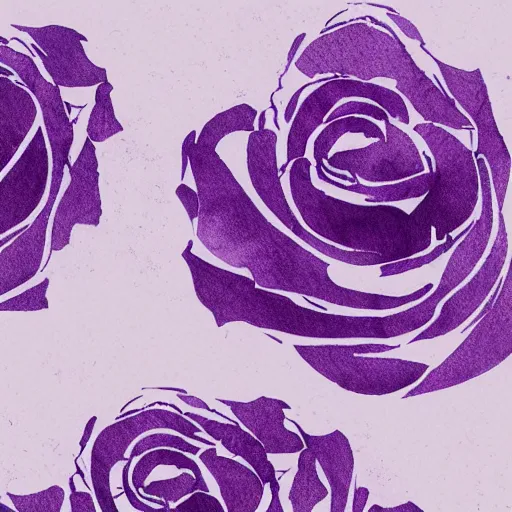 Image similar to texture material made of purple roses sketch, ink drawing, style of Herbert Bayer