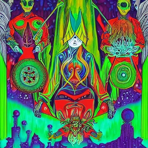 Image similar to The DMT Machine Elves