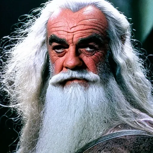 Image similar to Sean Connery as Gandalf