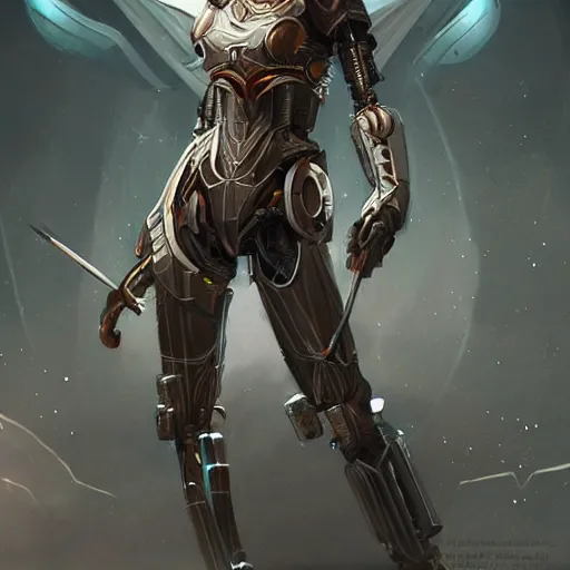 Image similar to valkyrie, robot, beautiful, science fiction, d & d, concept art, sharp focus, illustration, character art,