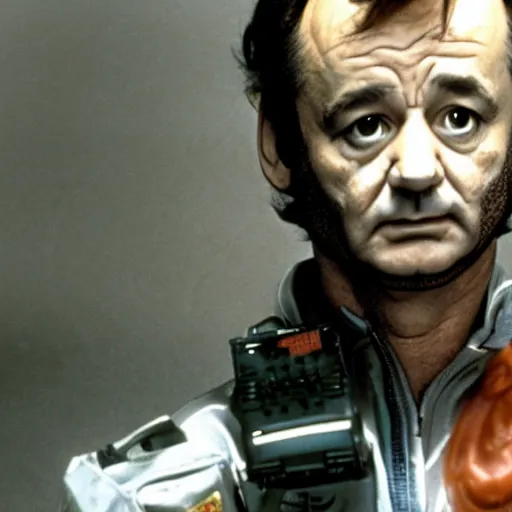 Image similar to bill murray in alien