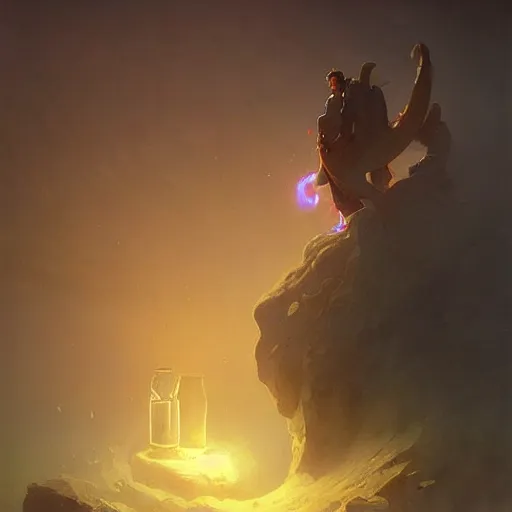 Image similar to poland guy drinking beer made by ivan aivazovsky, peter mohrbacher, greg rutkowski volumetric light effect broad light oil painting painting fantasy art style sci - fi art style realism premium prints available artwork unreal engine