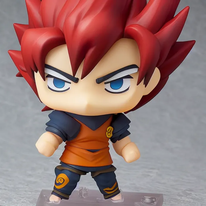 Image similar to eldritch abomination Son Goku, imsorryjon, An anime Nendoroid of Son Goku, figurine, detailed product photo