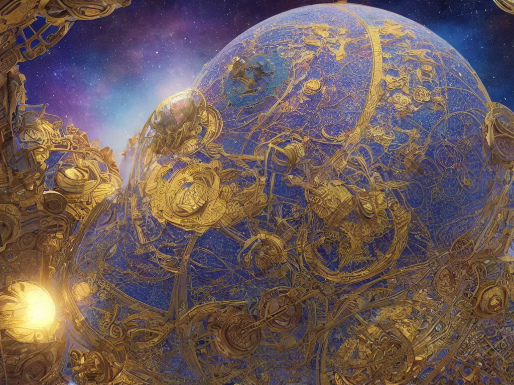 Prompt: The universe is a spheroid region 705 meters in diameter, 3d render, Sunlight Study, by Sanford Robinson Gifford! and ((((Lisa Frank)))), Art Nouveau, 8k, extreme detail, sharp focus, octane render