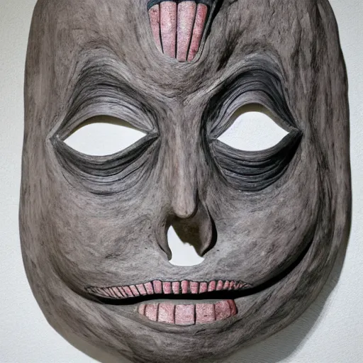 Image similar to monster mask by louise bourgeois