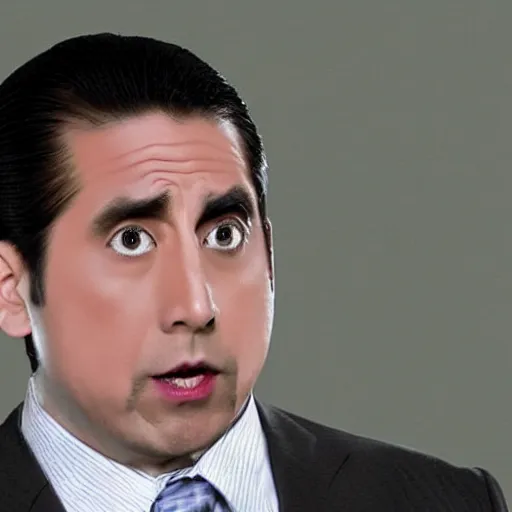 Prompt: japanese michael scott